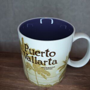 Starbucks collectible coffee tea mug, tropical Puerto Vallarta 2016